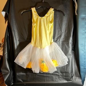 One piece yellow rose ballet costume